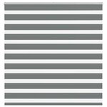 VIDAXL Store zebre gris fonce largeur du tissu 135,9 cm polyester