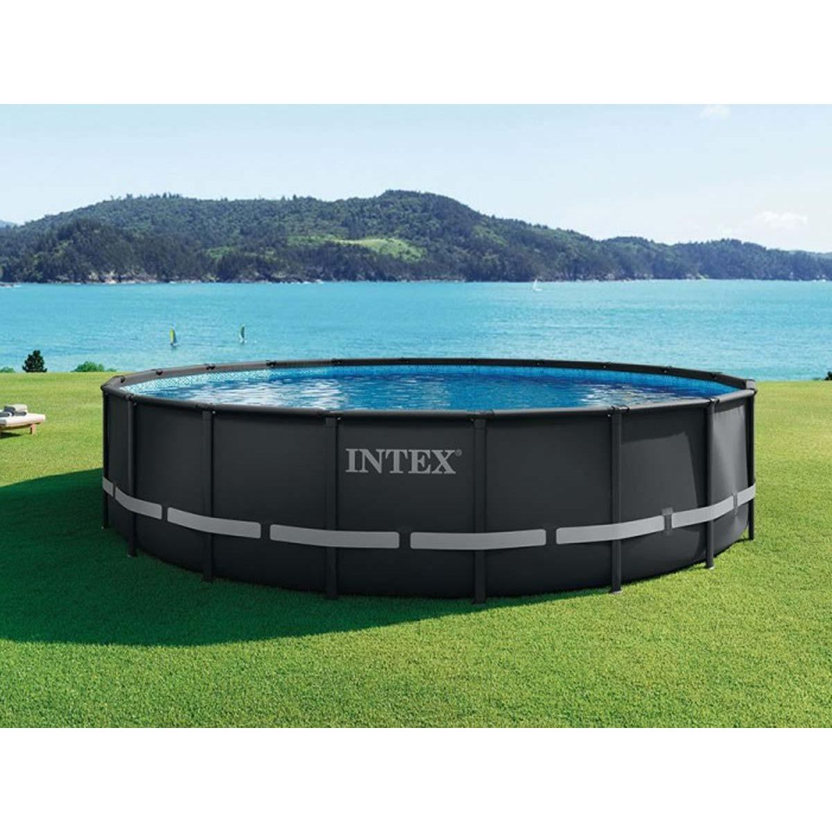 INTEX Piscine tubulaire Ultra XTR Frame ronde 6,10 x 1,22 m - Intex