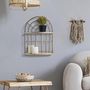 Voir la diapositive 6 : Paris Prix Étagère Murale Déco  Arch  45cm Naturel