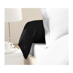 LOVELY HOME LOVELY HOME Lot de 2 Taies de Traversin 100% coton 85x185 cm noir