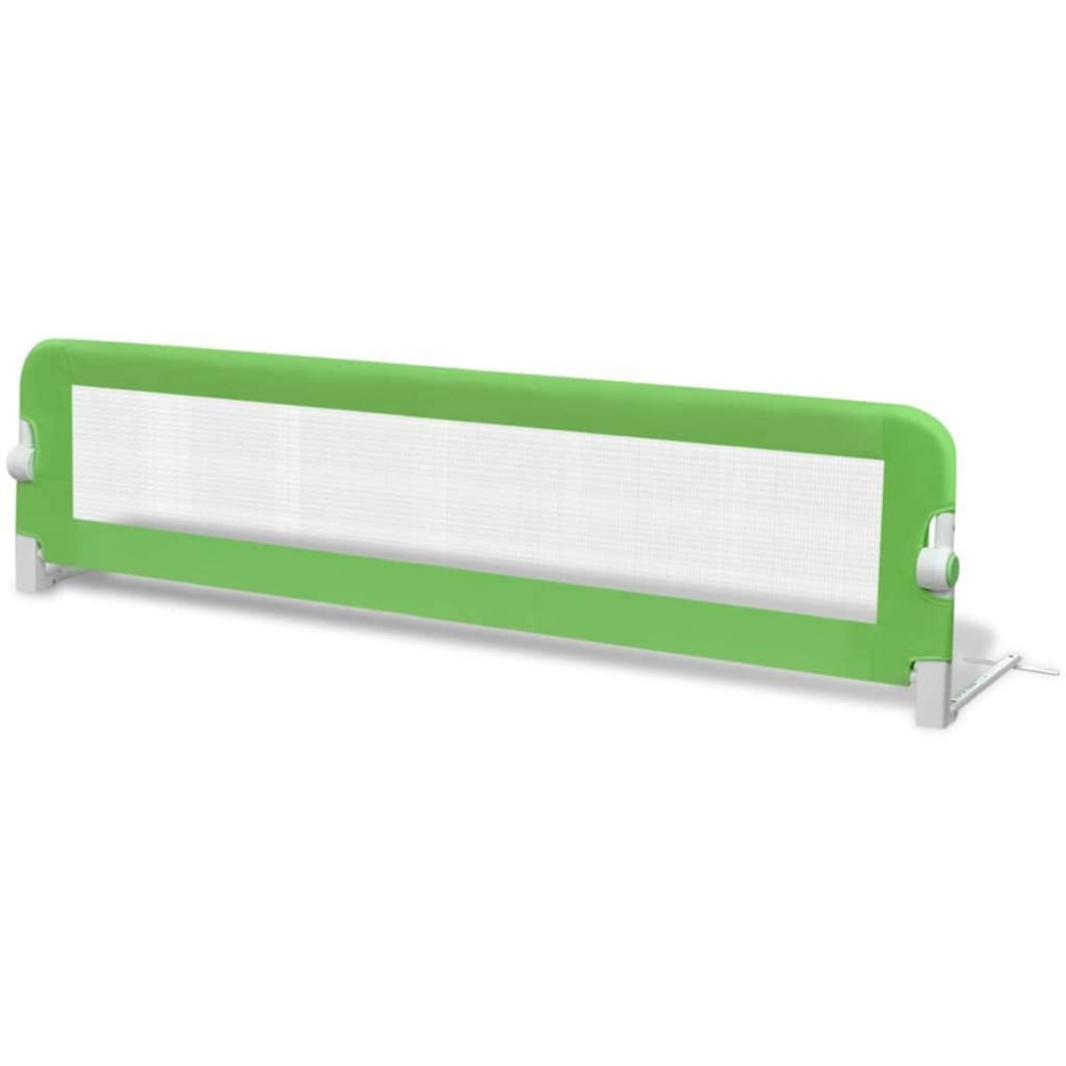 VIDAXL Barriere de lit de securite pour tout-petits 2pcs Vert 150x42cm
