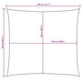 Voir la diapositive 6 : VIDAXL Voile de parasol tissu oxford rectangulaire 2,5x3 m beige
