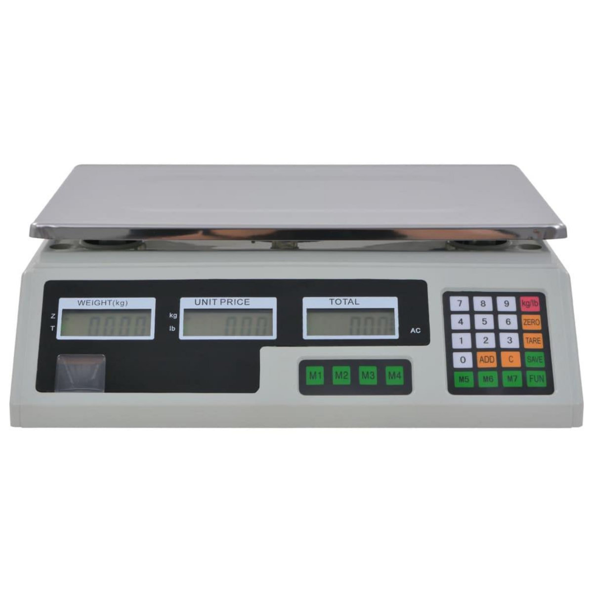 VIDAXL Balance numerique 30 kg avec batterie rechargeable