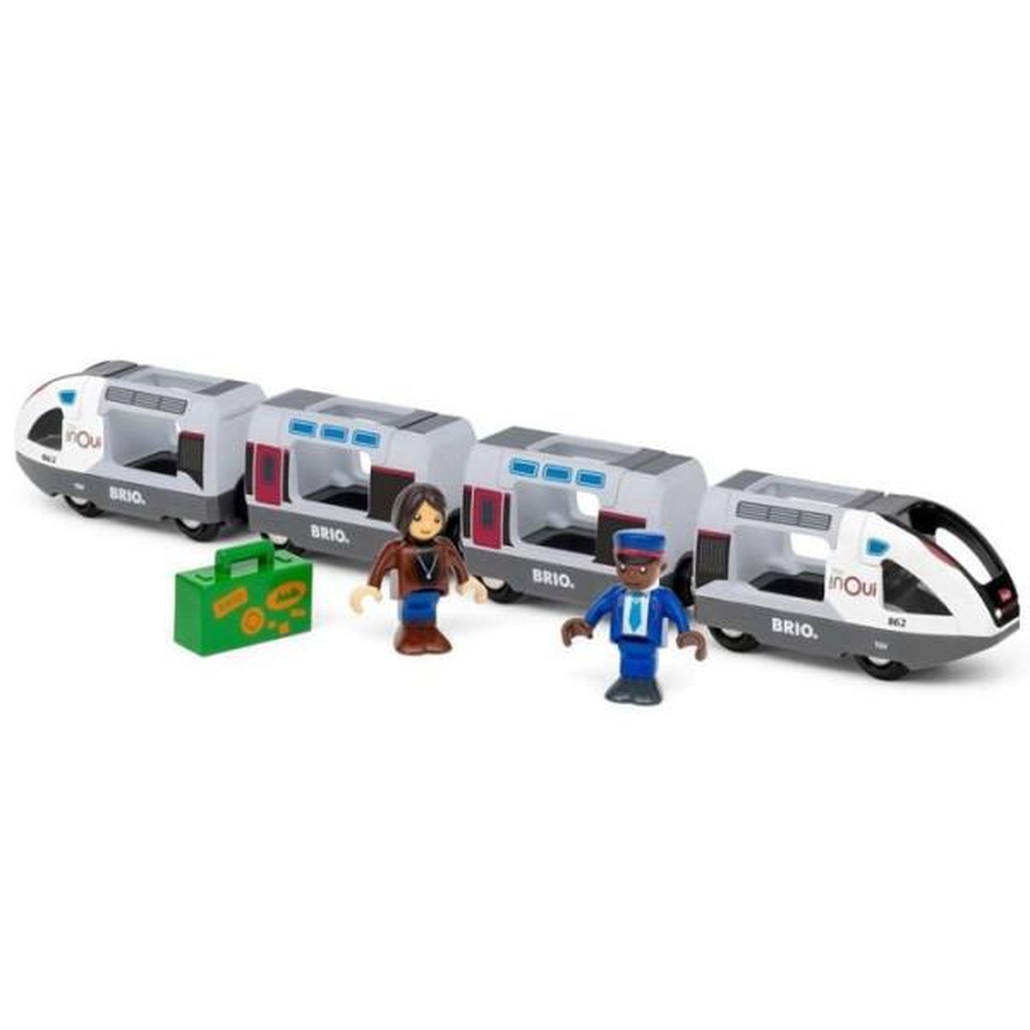 Voir la diapositive 2 : Brio Train tgv inoui sncf - brio - circuit en bois - des 3 ans - 36087