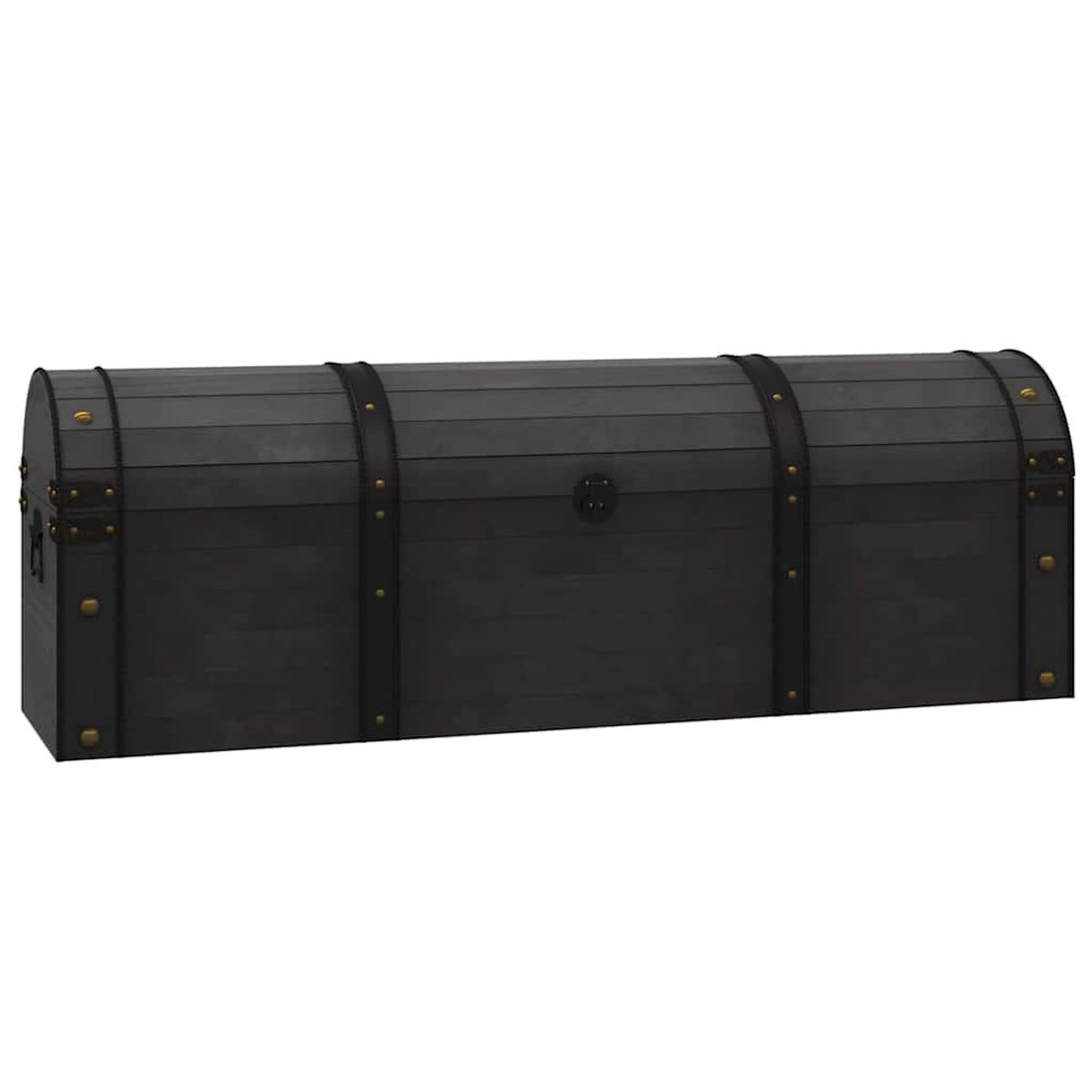 VIDAXL Coffre de rangement Bois massif style vintage 120x30x40 cm