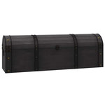 VIDAXL Coffre de rangement Bois massif style vintage 120x30x40 cm