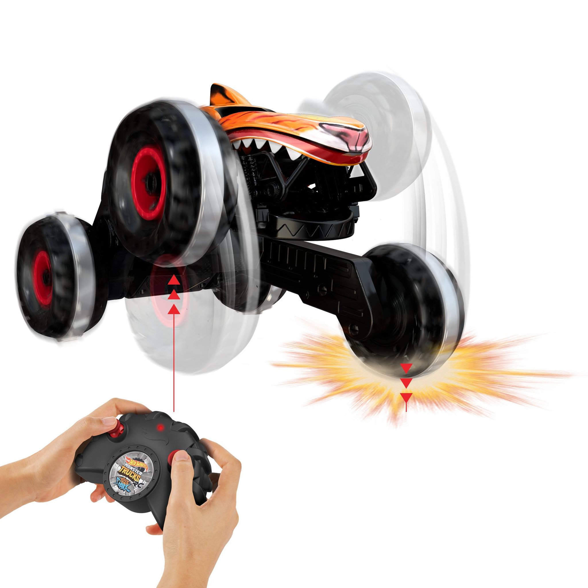 Voir la diapositive 8 : HOT WHEELS L'inarrêtable Tiger Shark RC 