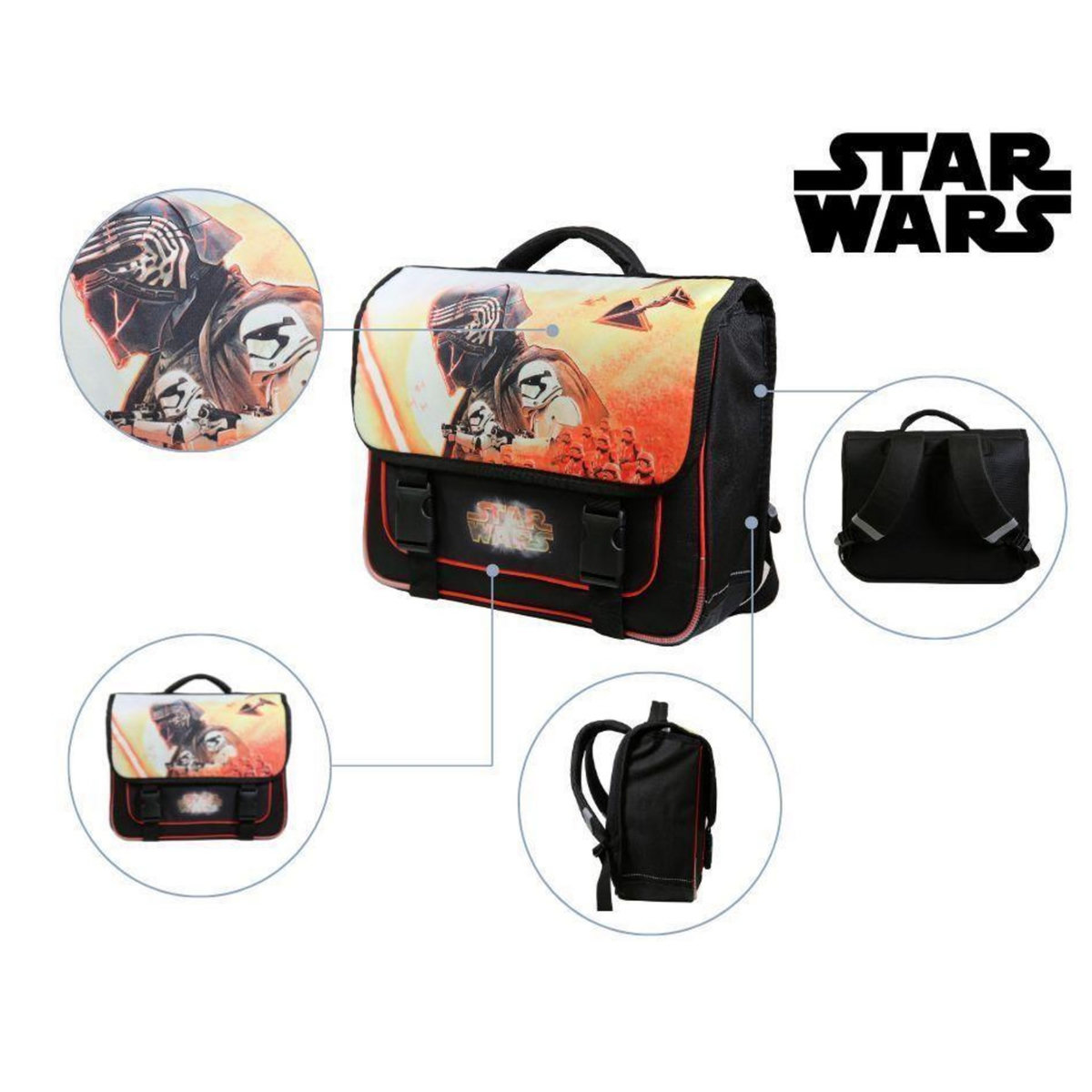 Bagtrotter BAGTROTTER Cartable 38 cm Disney Star Wars Multicolore