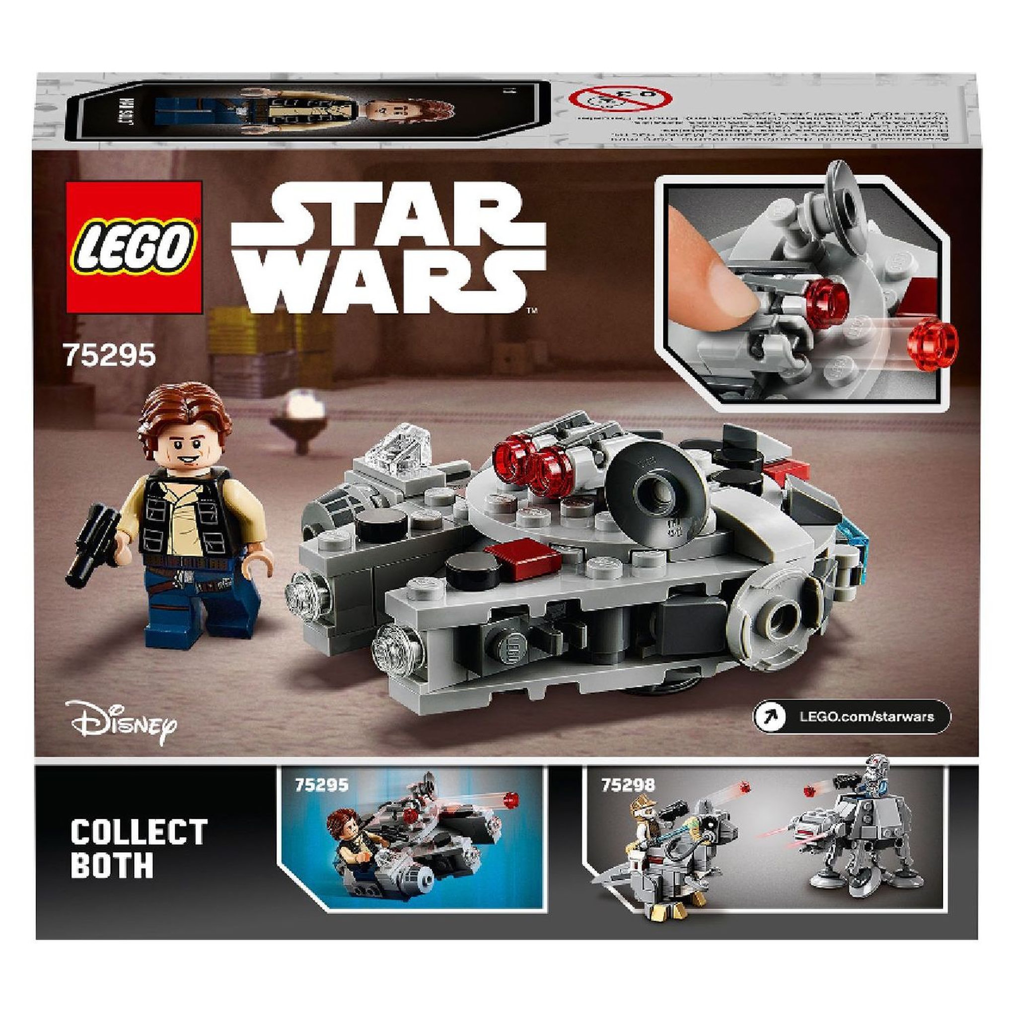 Voir la diapositive 8 : LEGO Star Wars 75295 - Microfighter Faucon Millenium V29