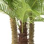Paris Prix Plante Artificielle en Pot  3 Palmiers  300cm Vert