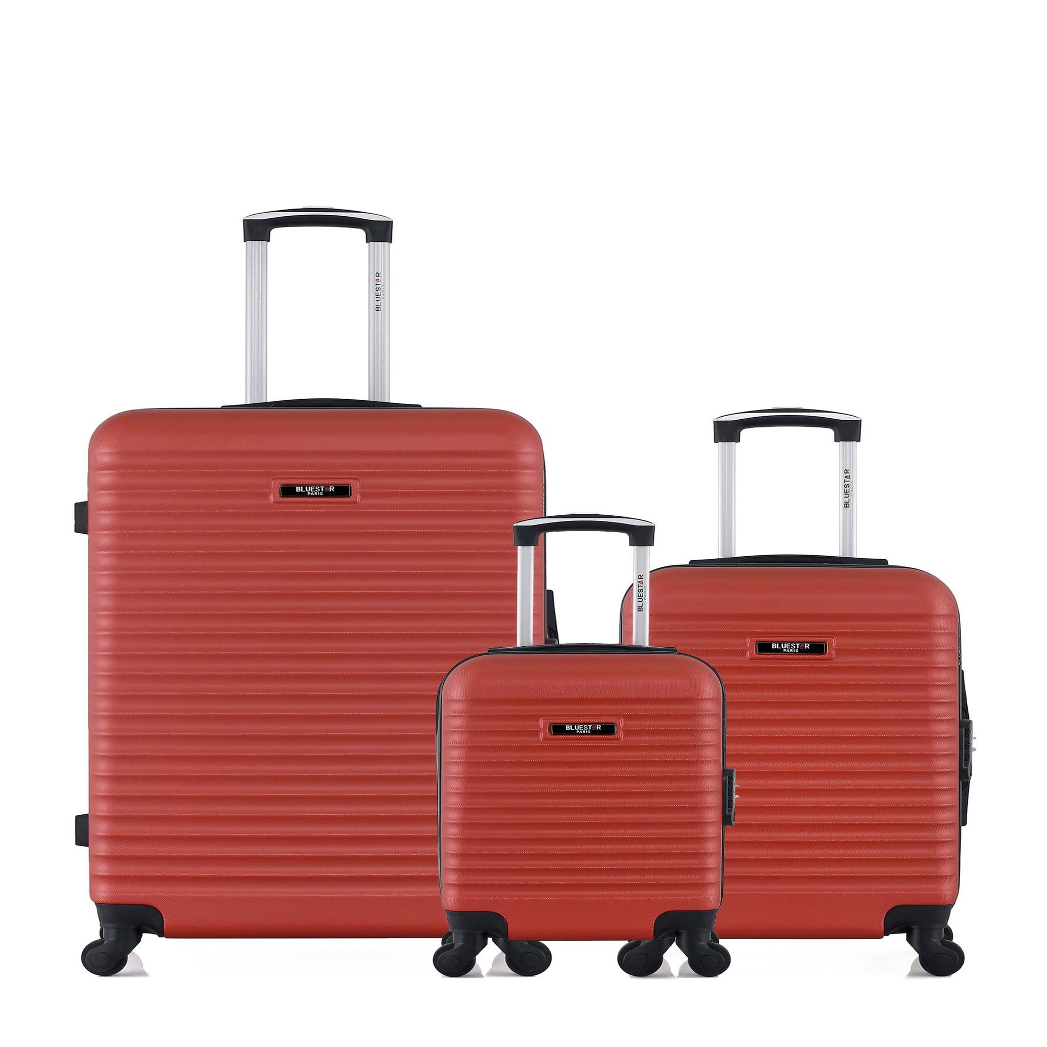 BLUESTAR Bluestar - lot de 3 - valises grand format, cabine et cabine xxs brazilia