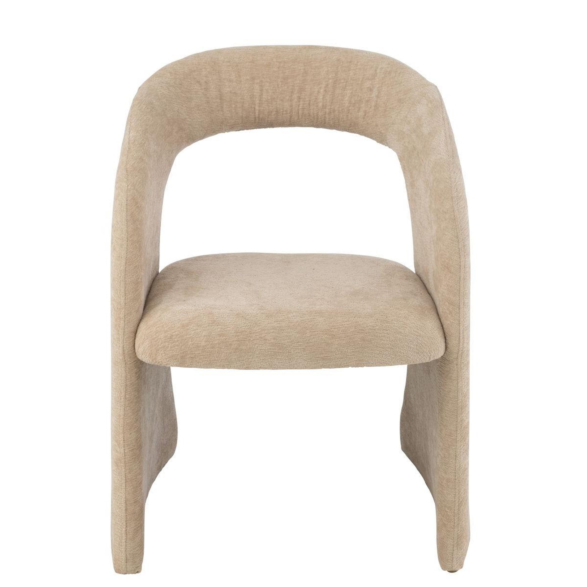 Voir la diapositive 2 : J-LINE Fauteuil design  anise  80cm beige
