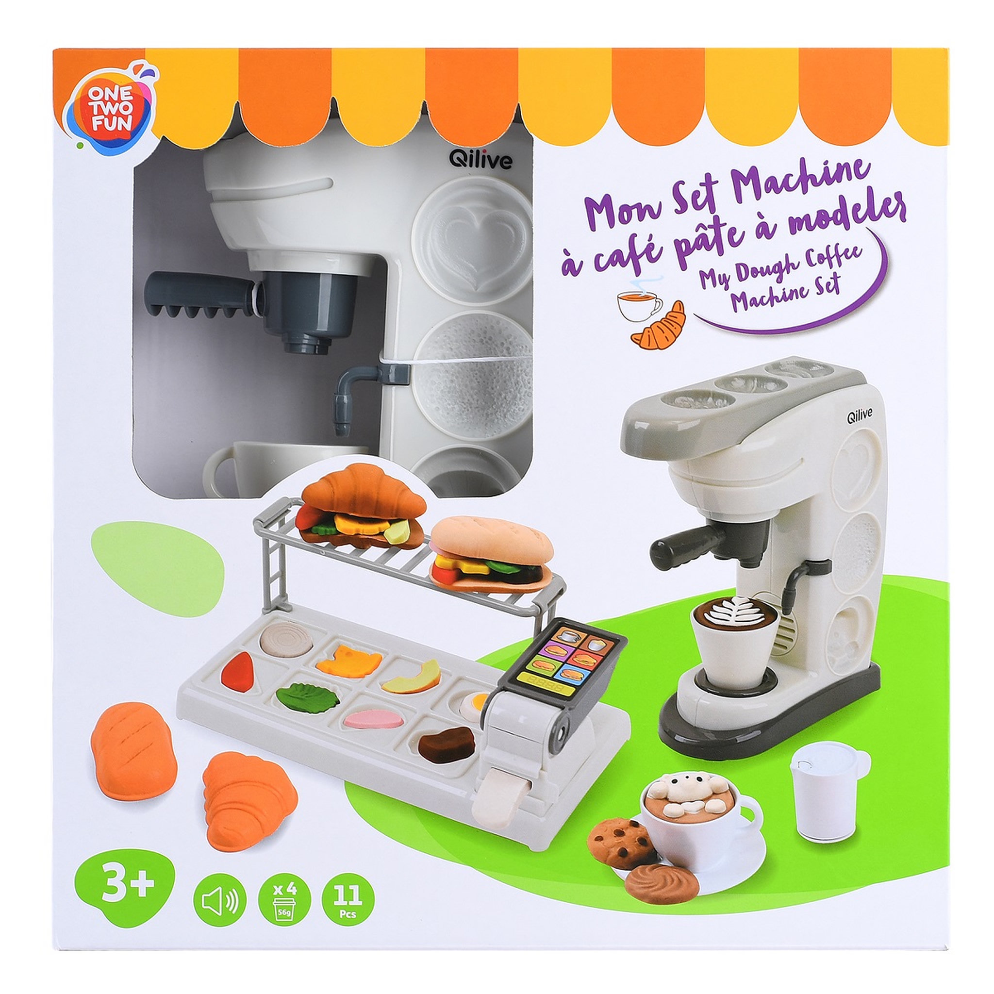 One Two Fun Ma machine à café pâte à modeler