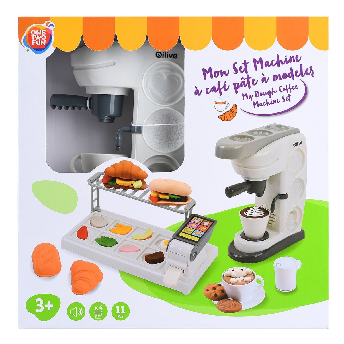 One Two Fun Ma machine à café pâte à modeler