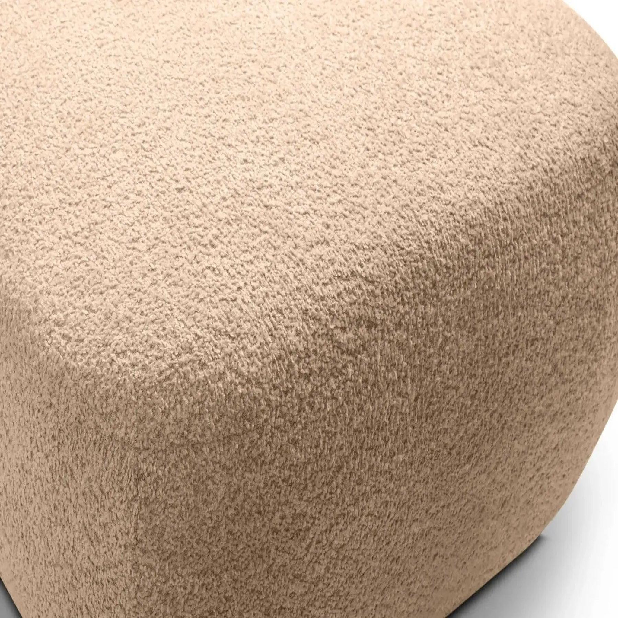 Voir la diapositive 4 : CASANOVA PARIS Santiago - pouf tissu bouclette
