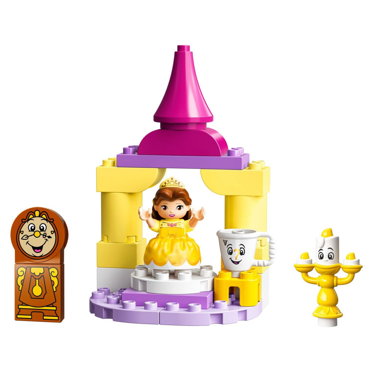 LEGO DUPLO Disney 10960 - La Salle de Bal de Belle, Château Princesse Jouet Enfants +2 Ans