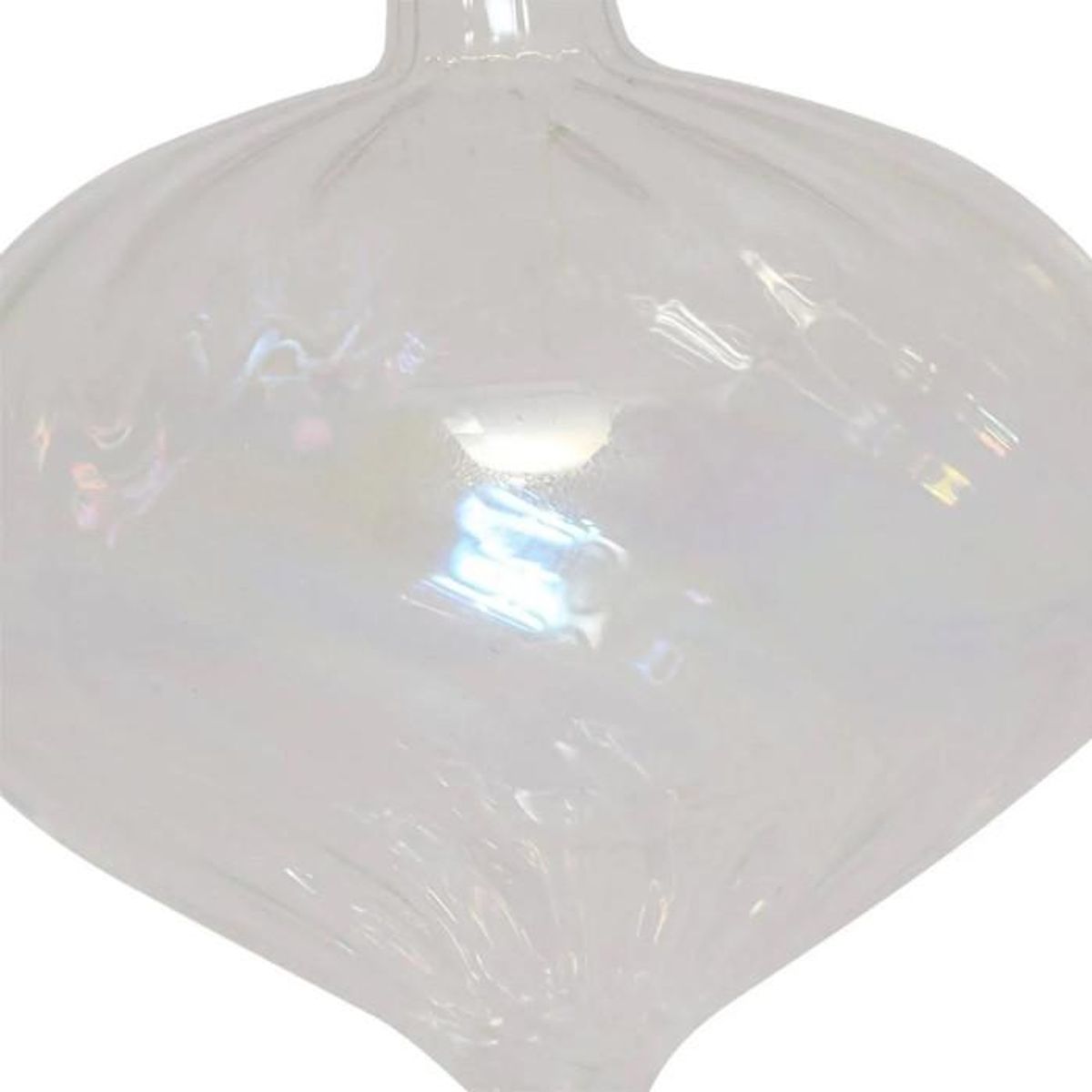 FEERIC LIGHT & CHRISTMAS Sujet de Noël Goutte  Polaire  8cm Irisé