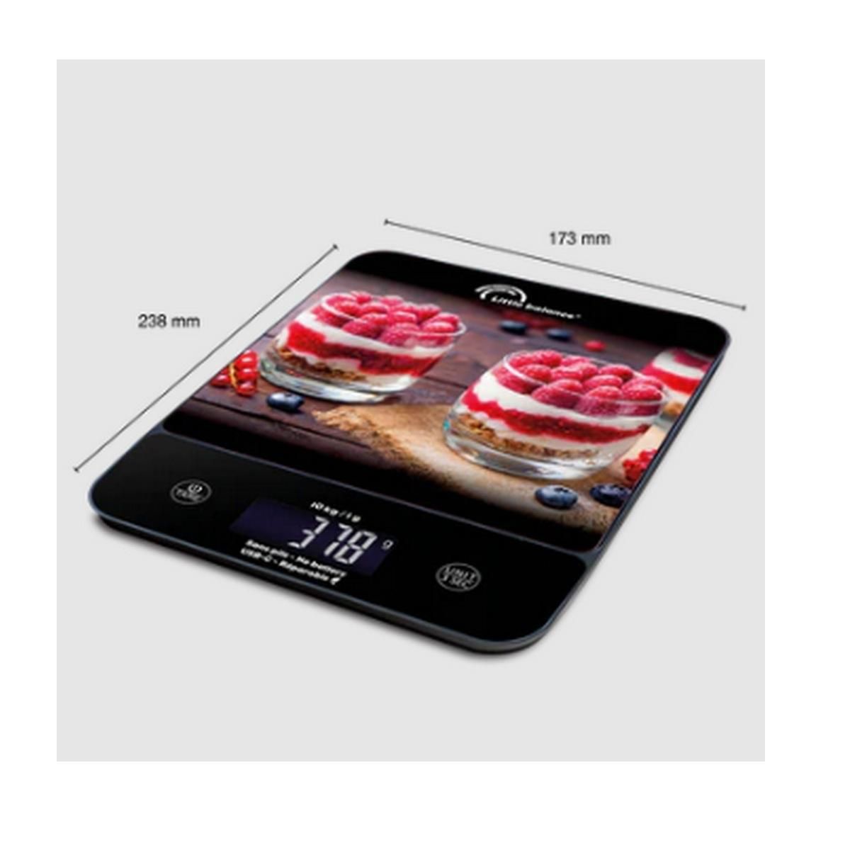 LITTLE BALANCE Balance de cuisine électronique 10kg -couleurs - 8846