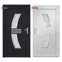 Voir la diapositive 5 : VIDAXL Porte d'entree anthracite 98x208 cm PVC