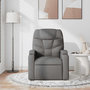 Voir la diapositive 3 : VIDAXL Fauteuil de massage inclinable Gris fonce Tissu