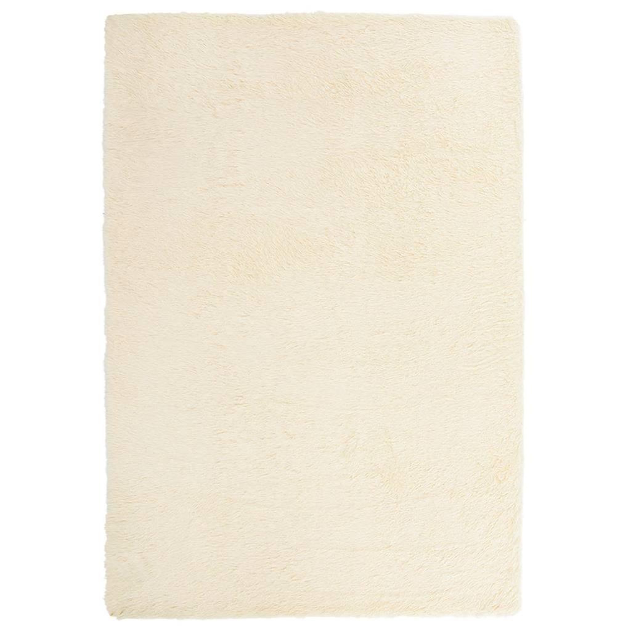 Voir la diapositive 2 : VIDAXL Tapis Shaggy a poils longs NAVARRA creme 200x290 cm polyester