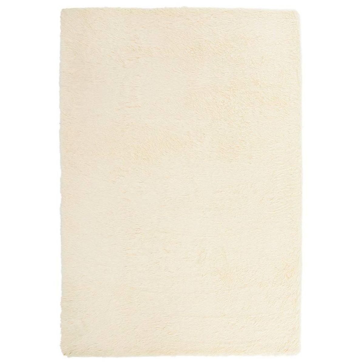 VIDAXL Tapis Shaggy a poils longs NAVARRA creme 200x290 cm polyester