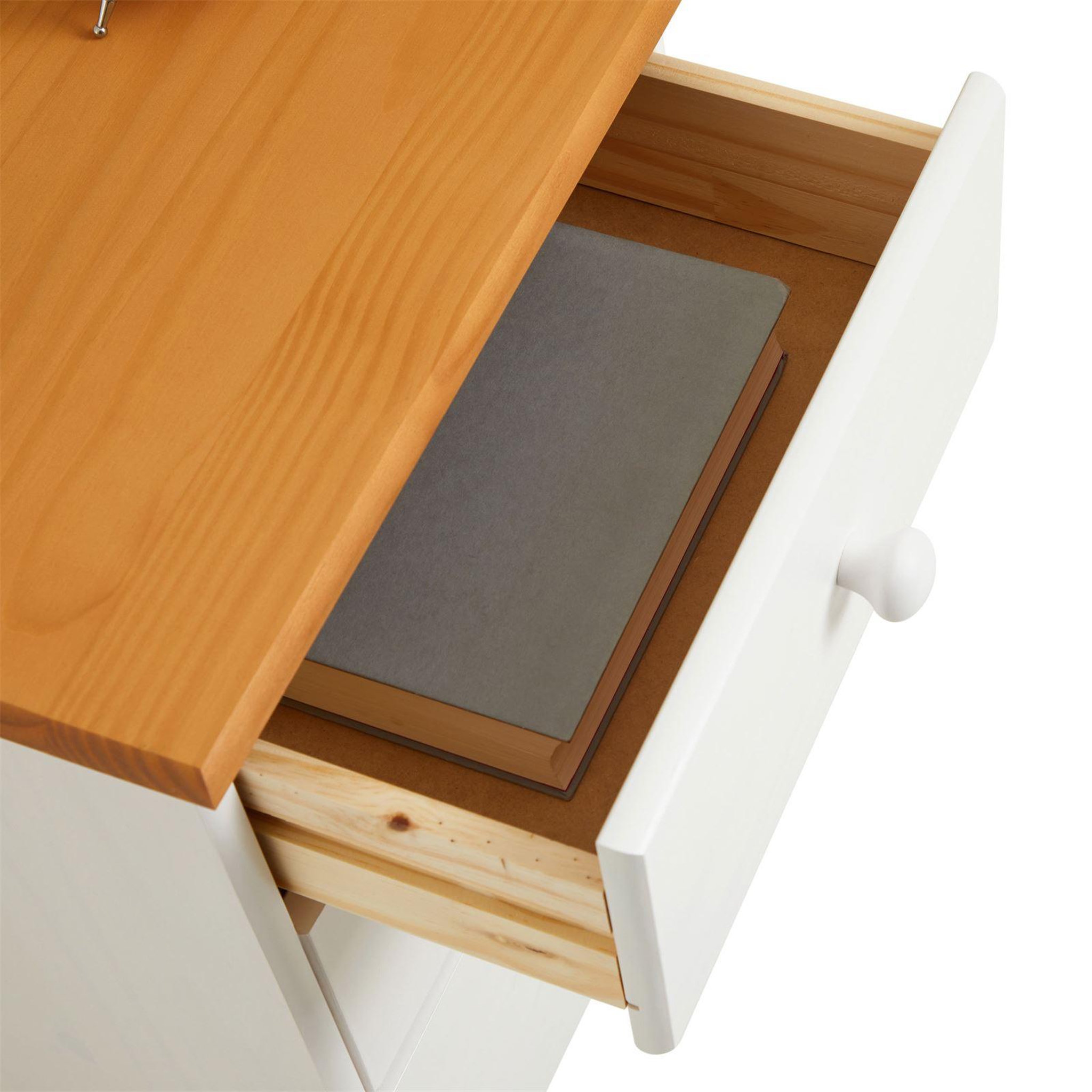 Voir la diapositive 6 : IDIMEX Table de chevet rondo en pin massif