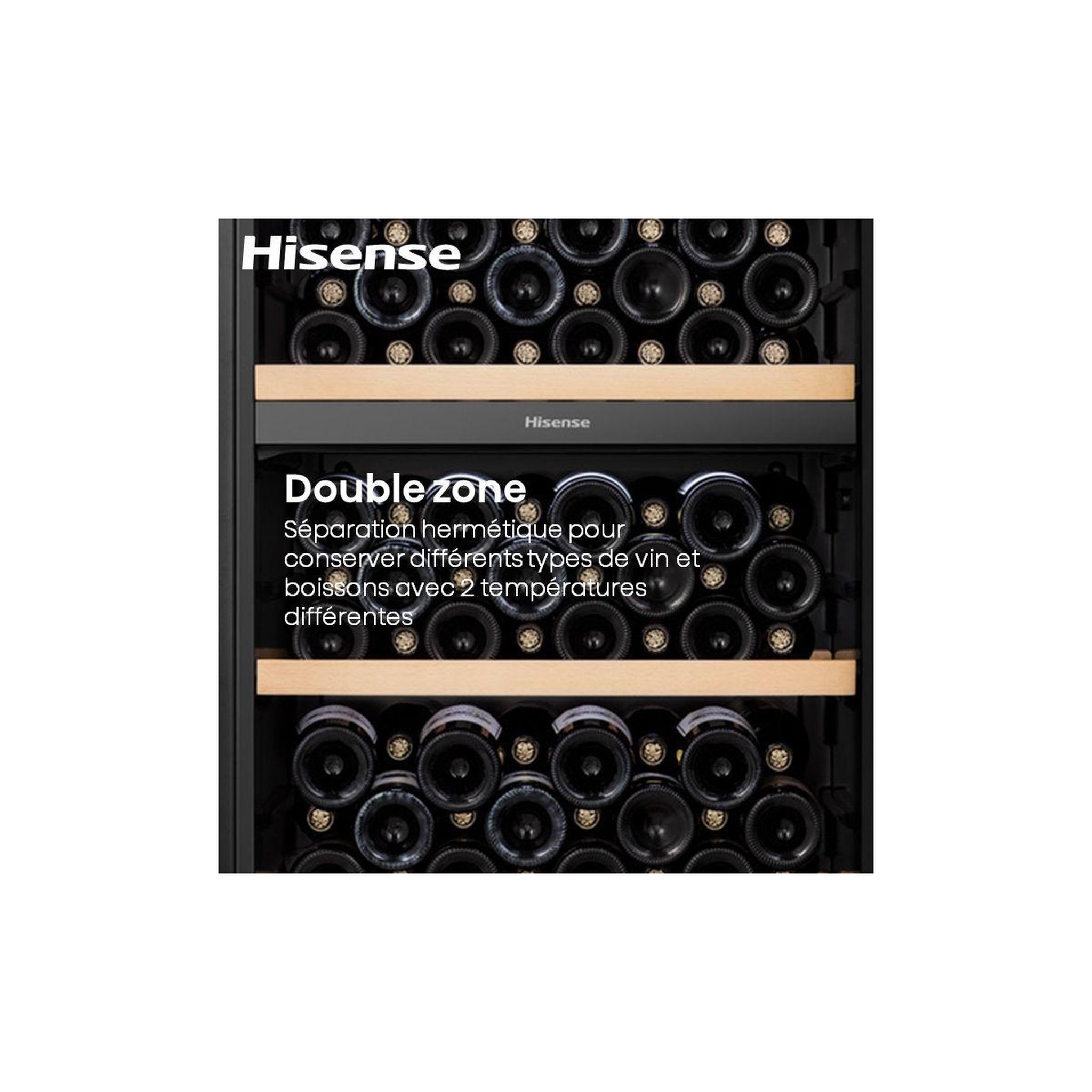 Voir la diapositive 3 : Hisense Cave à vin vieillissement RW3N230GELF