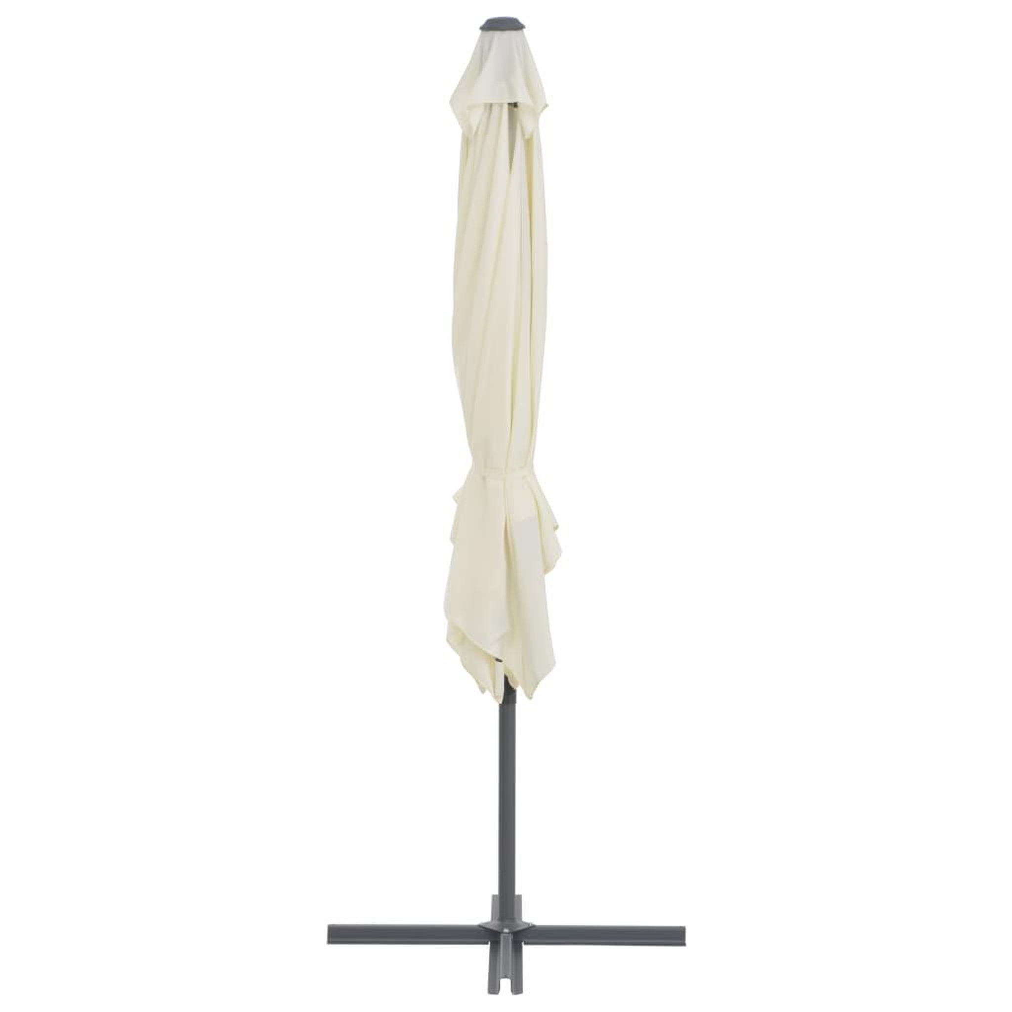 Voir la diapositive 4 : VIDAXL Parasol de jardin avec base portable sable