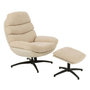 Voir la diapositive 1 : Paris Prix Fauteuil Relax & Repose-Pieds  Multiplex  102cm Gris