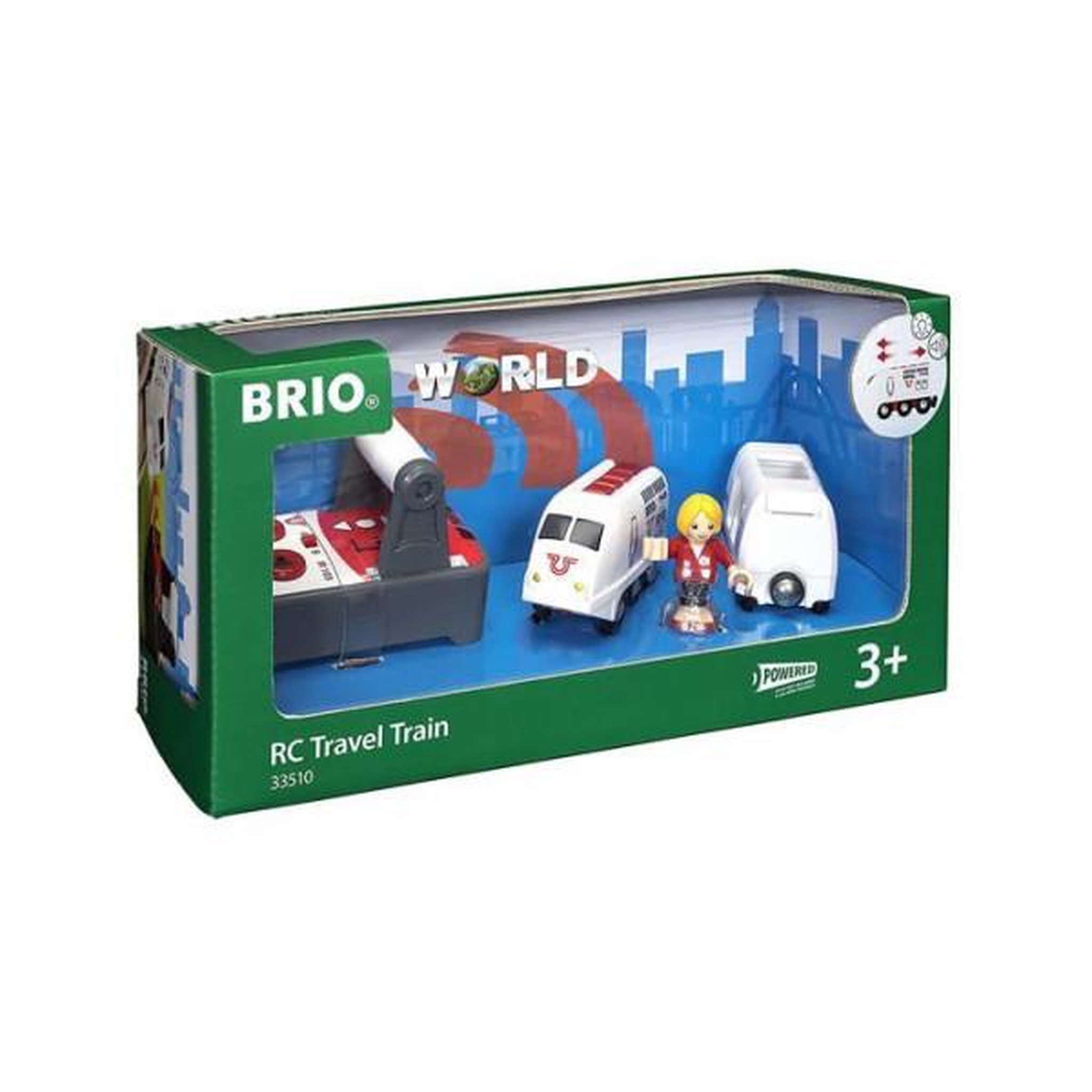 Voir la diapositive 3 : Brio Train de Voyageur Radiocommandé BRIO World - Accessoire son & lumiere en bois - Ravensburger - Mixte - Des 3 ans
