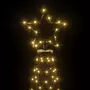 VIDAXL Arbre de Noël avec poteau en metal 500 LED blanches chaudes 3 m