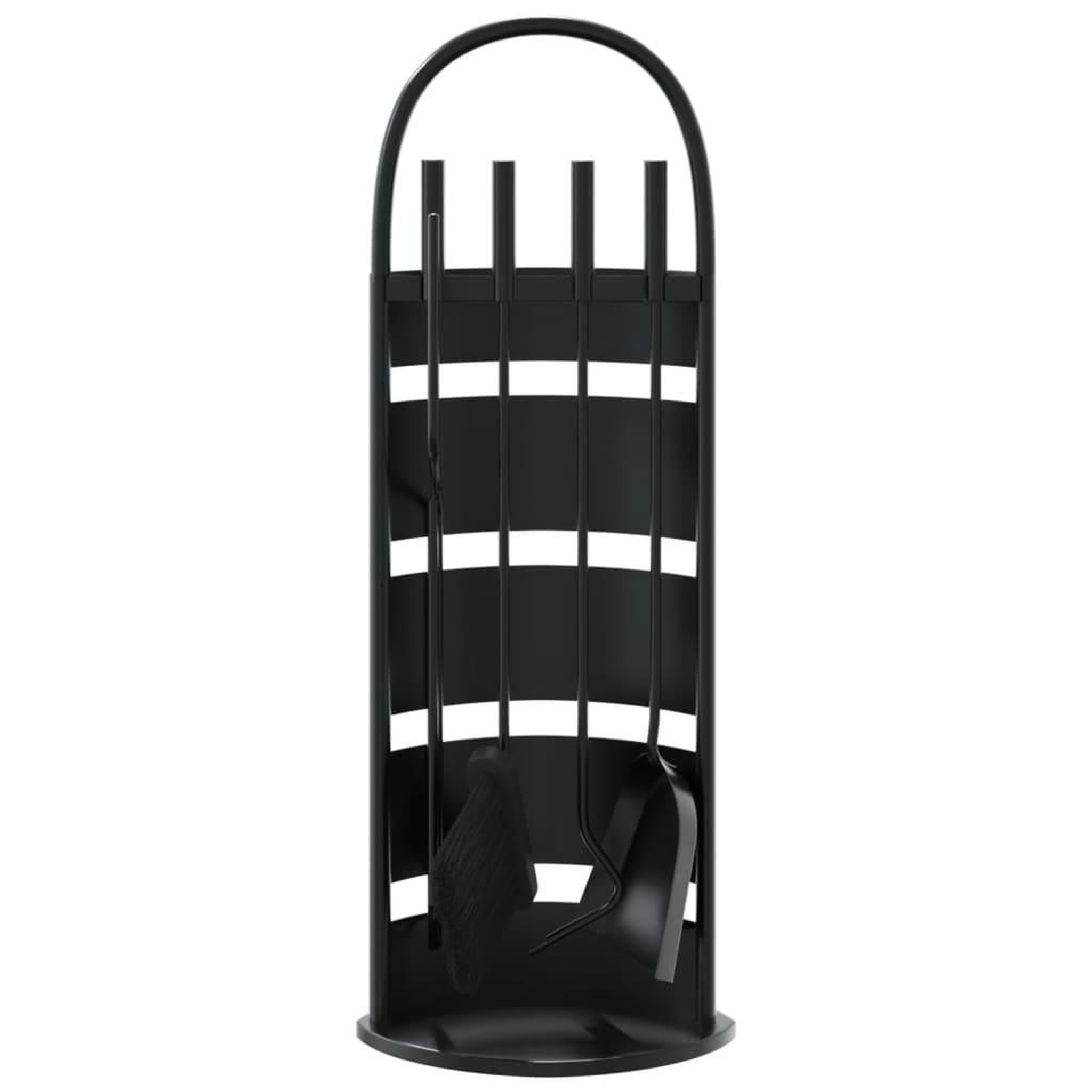 Voir la diapositive 4 : VIDAXL Set d'outils de cheminee 5 pcs 23x15x66 cm acier