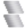 Voir la diapositive 2 : VIDAXL Cloture de pelouse 10 pcs Acier galvanise 100x20 cm