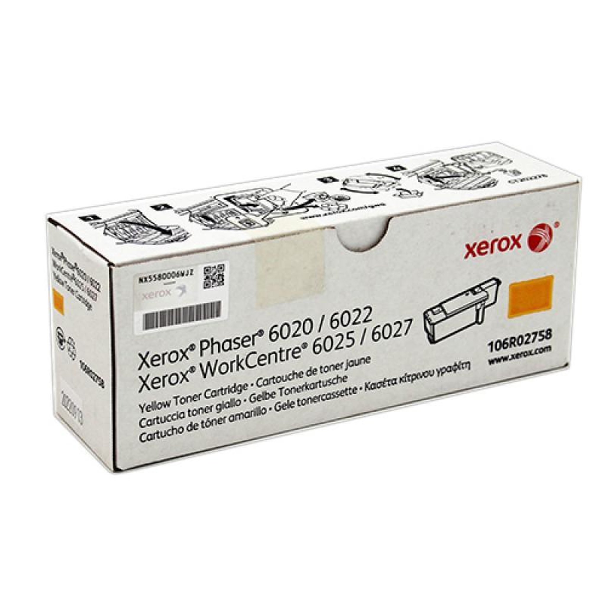 Voir la diapositive 2 : Xerox Xerox Cartridge 6020 Yellow Gelb (106R02758)