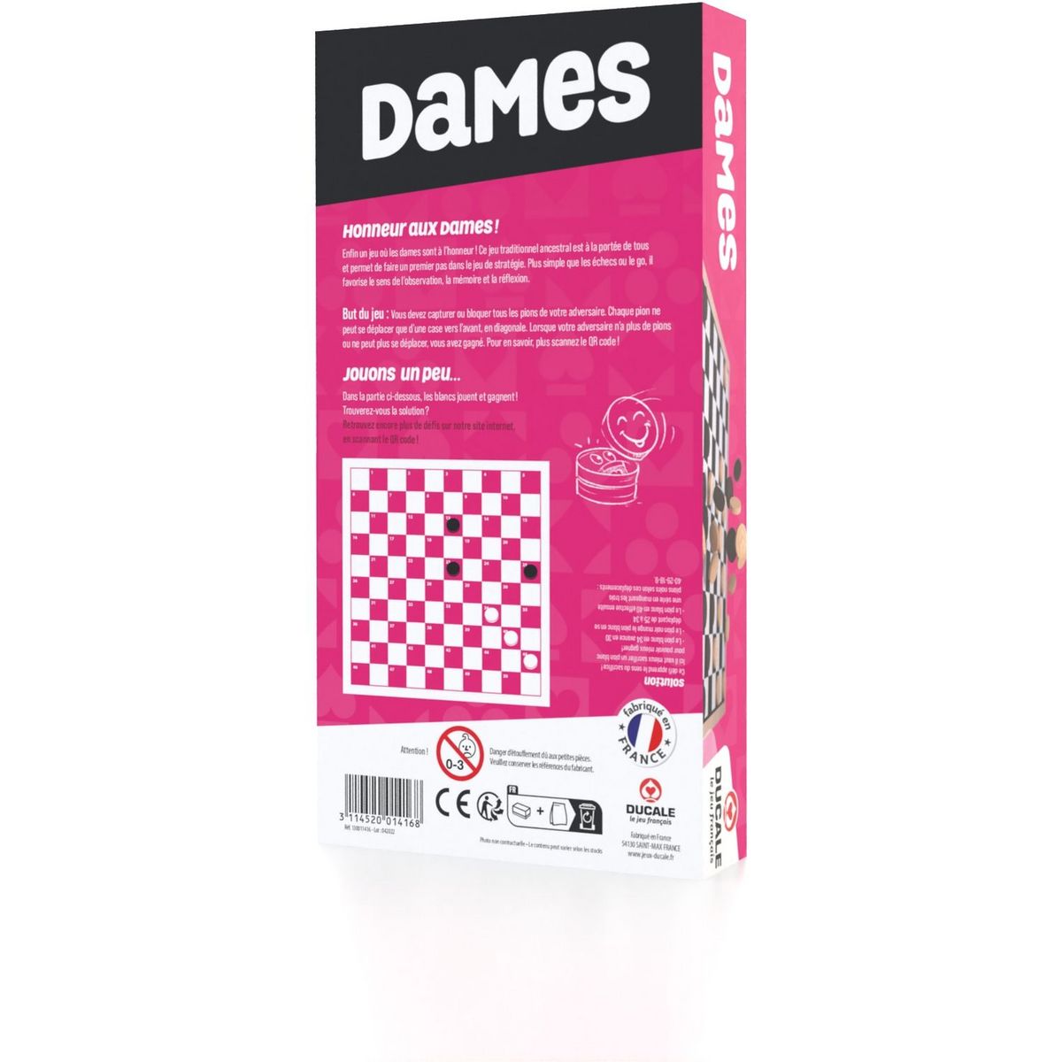 CARTAMUNDI Jeu Dames Ducale