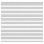 VIDAXL Store zebre gris clair largeur du tissu 160,9 cm polyester