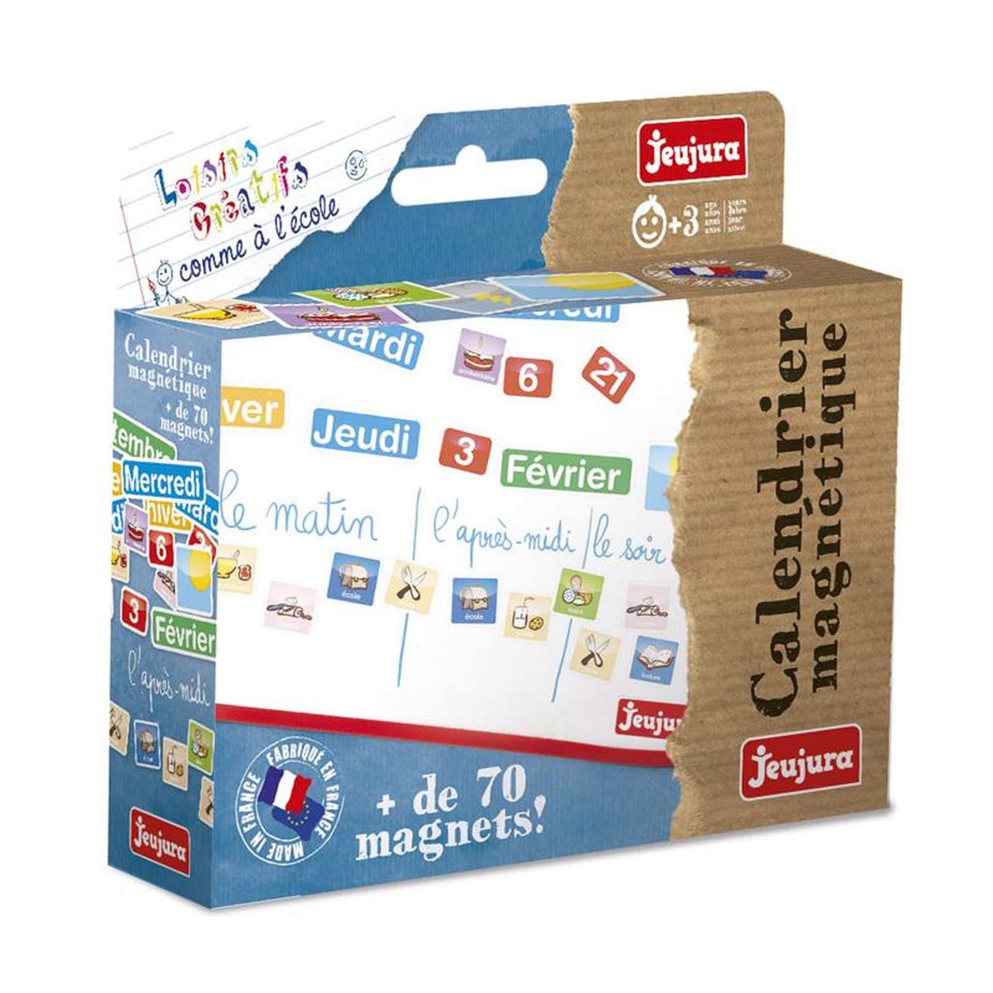 JeuJura Magnets calendrier pour tableaux en bois