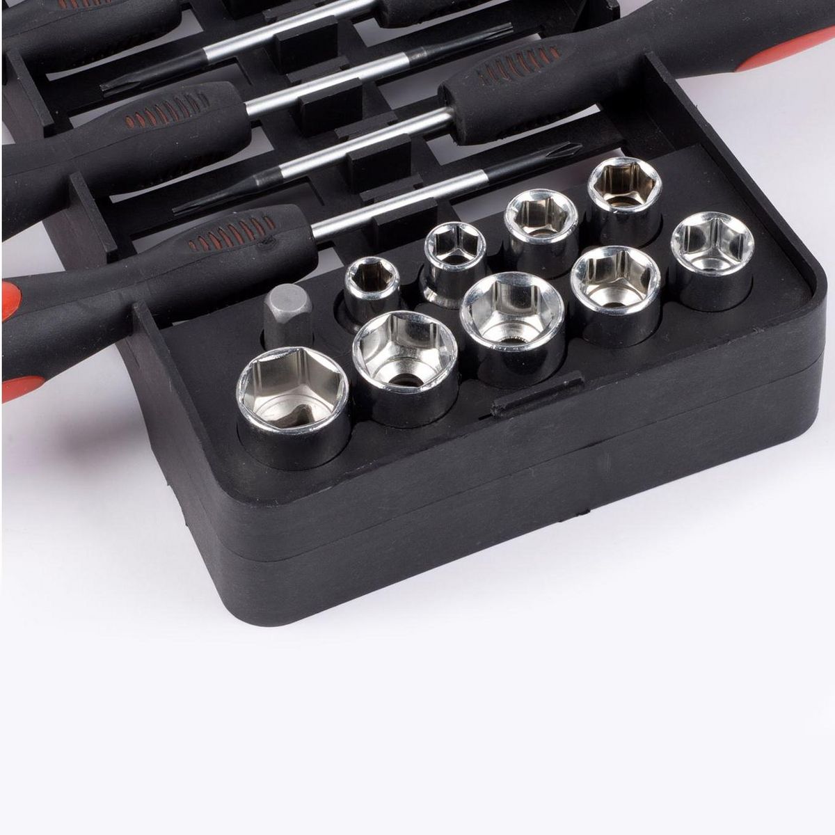 KREATOR Coffret de 44 tournevis multi-usage avec support