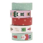 RICO DESIGN Set de 5 masking tapes Noël