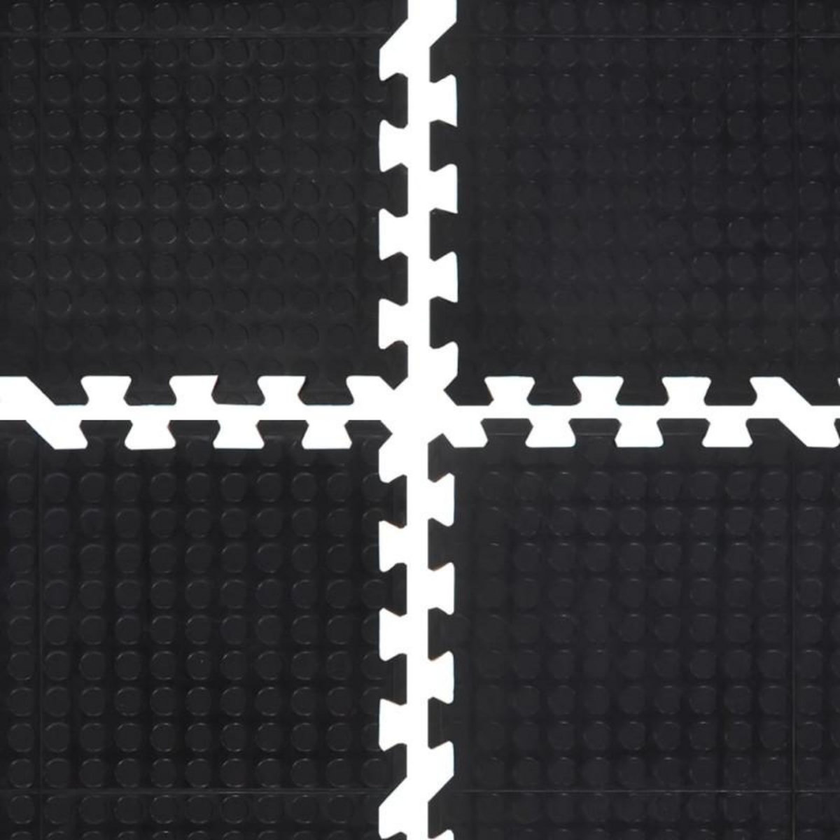 VIDAXL Carreau de sol en caoutchouc noir 12 mm 90x120 cm