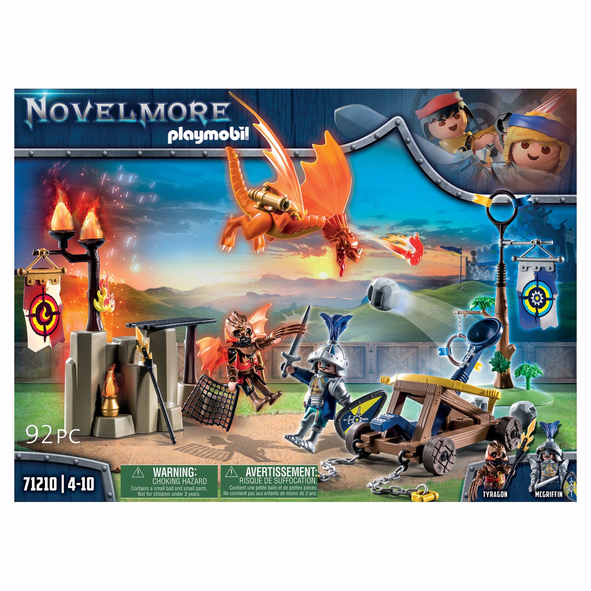 Voir la diapositive 2 : PLAYMOBIL 71210 Tournoi de chevalier contre combattant