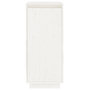 Voir la diapositive 5 : VIDAXL Armoire a chaussures Blanc 35x35x80 cm Bois de pin massif