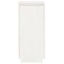 Voir la diapositive 5 : VIDAXL Armoire a chaussures Blanc 35x35x80 cm Bois de pin massif