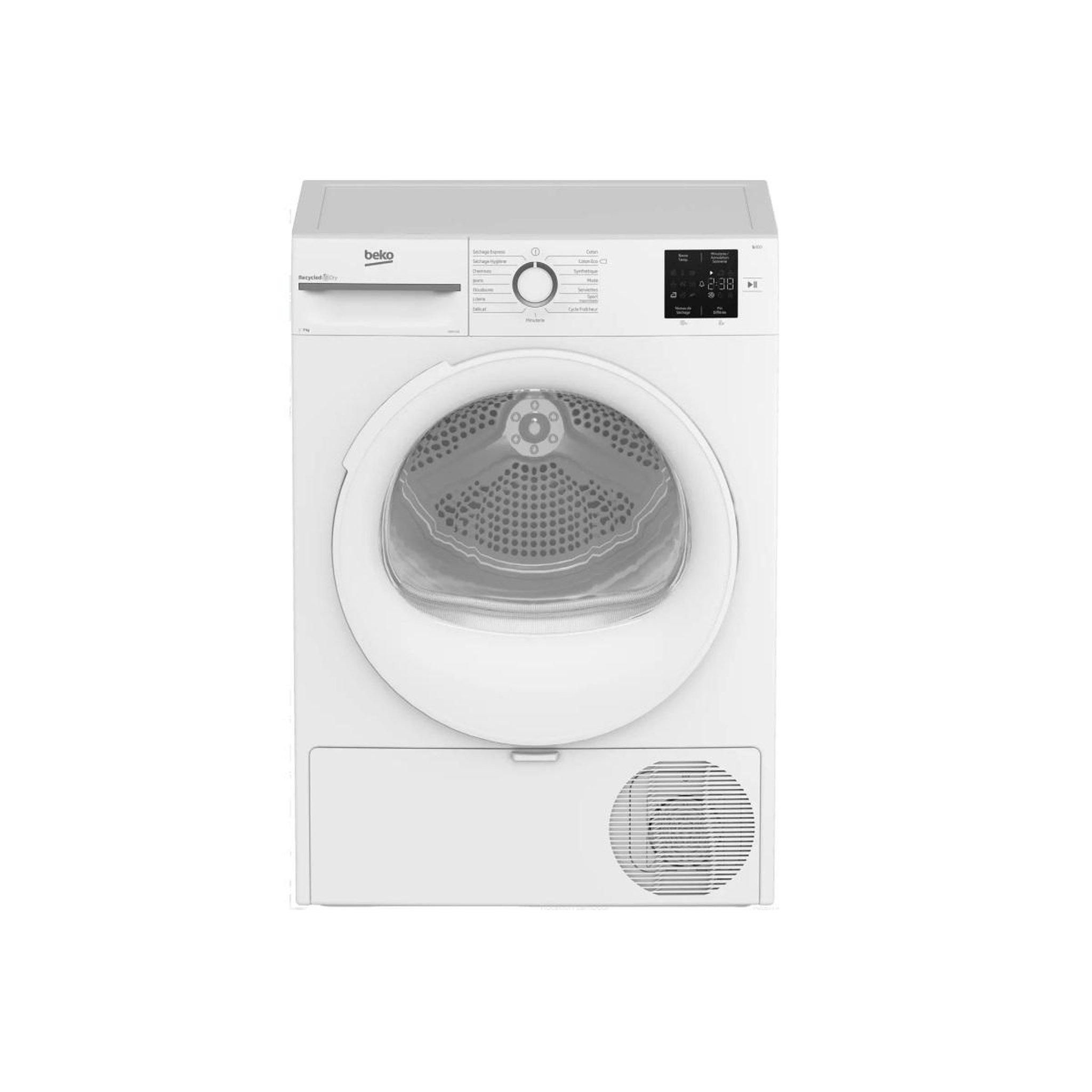 Beko Sèche-linge pompe à chaleur 60cm 7kg blanc - d0h1710