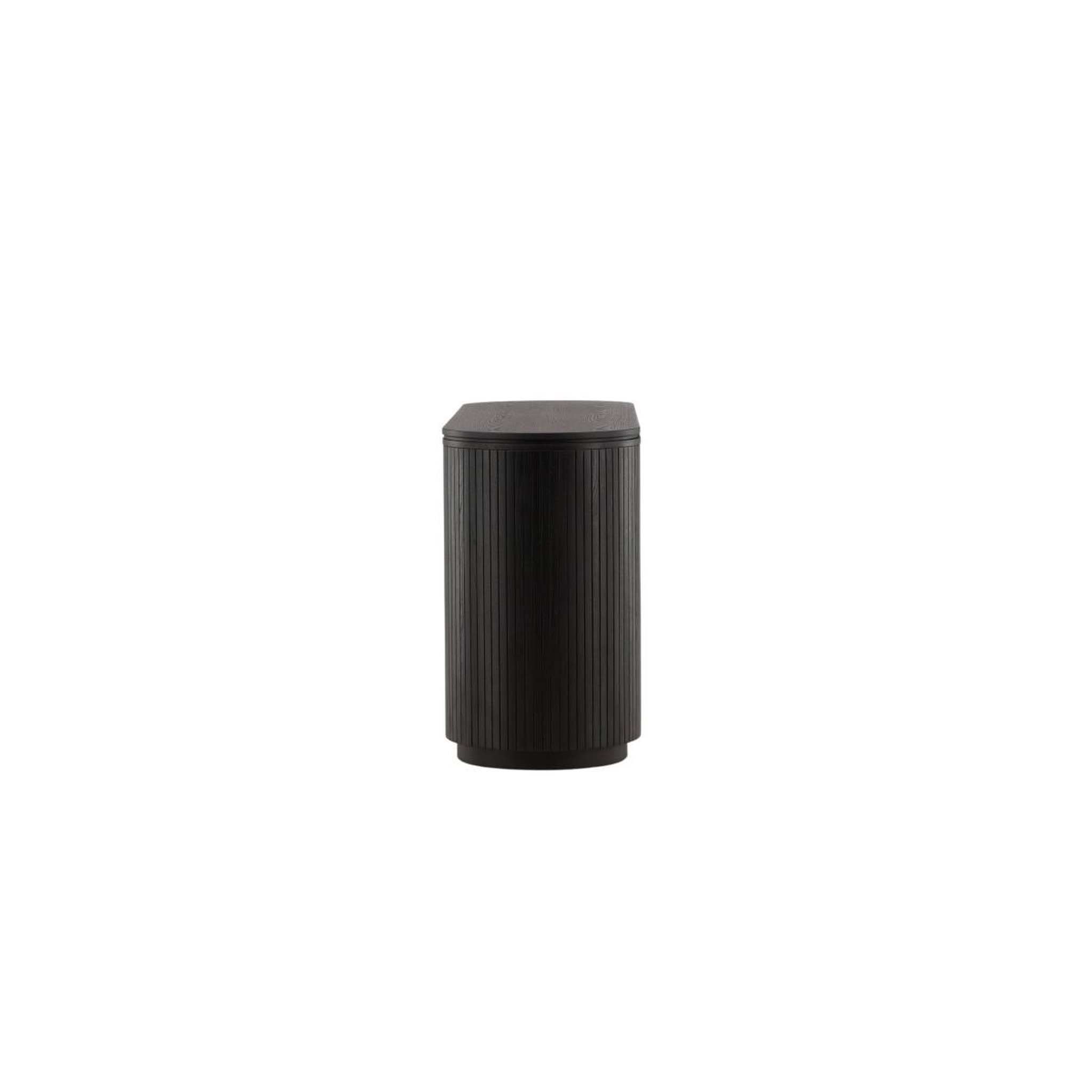 Voir la diapositive 5 : Paris Prix Buffet design nervuré  fjallbacka  160cm noir