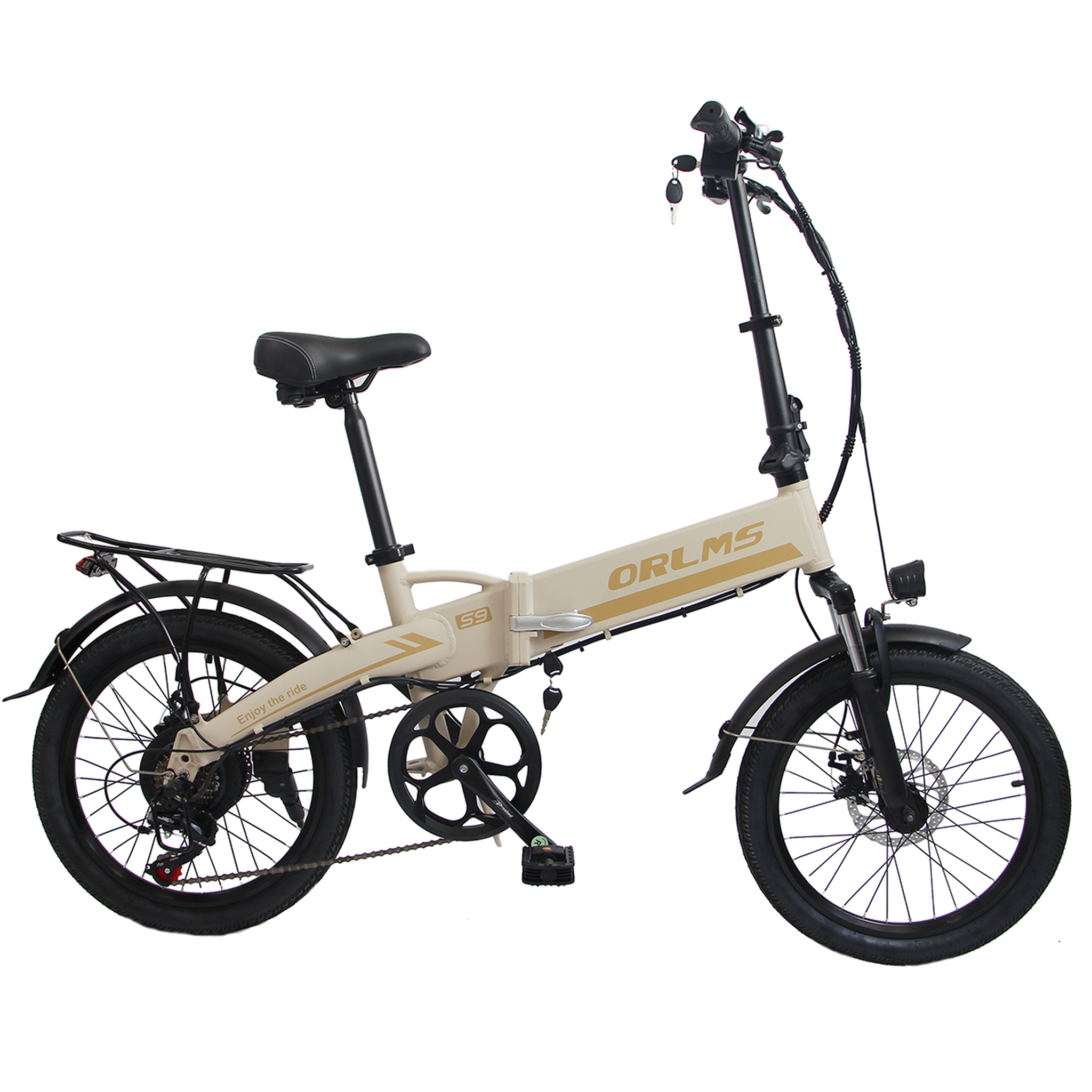 Voir la diapositive 1 : ORLMS Vélo électrique pliant ORLMS S9, moteur 500 W