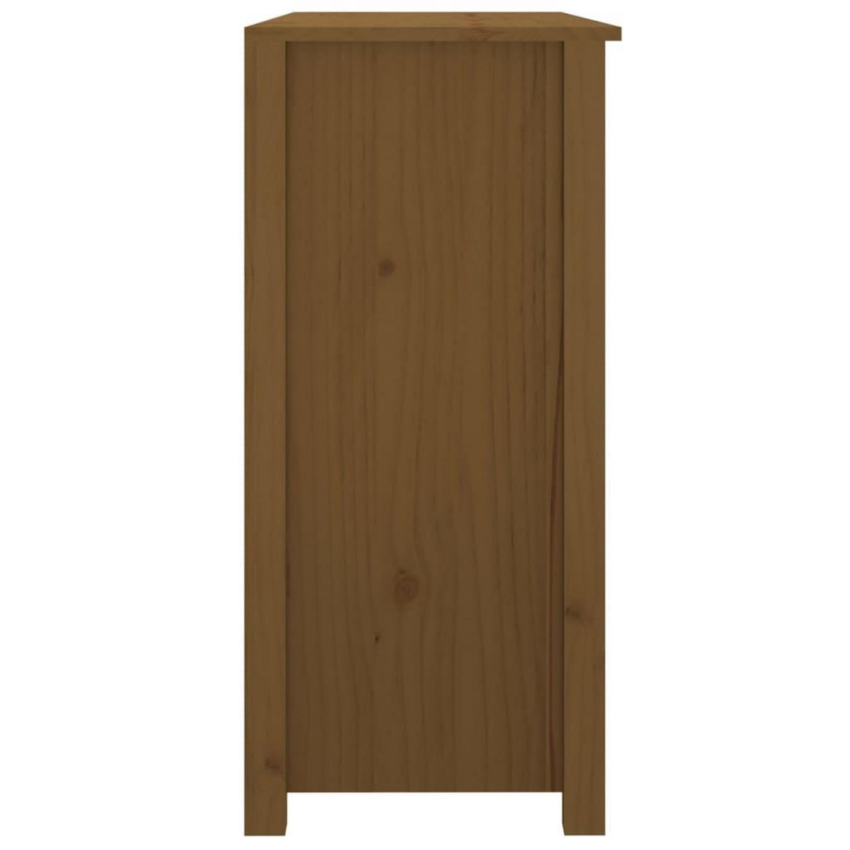 VIDAXL Buffet Marron miel 100x35x74 cm Bois massif de pin