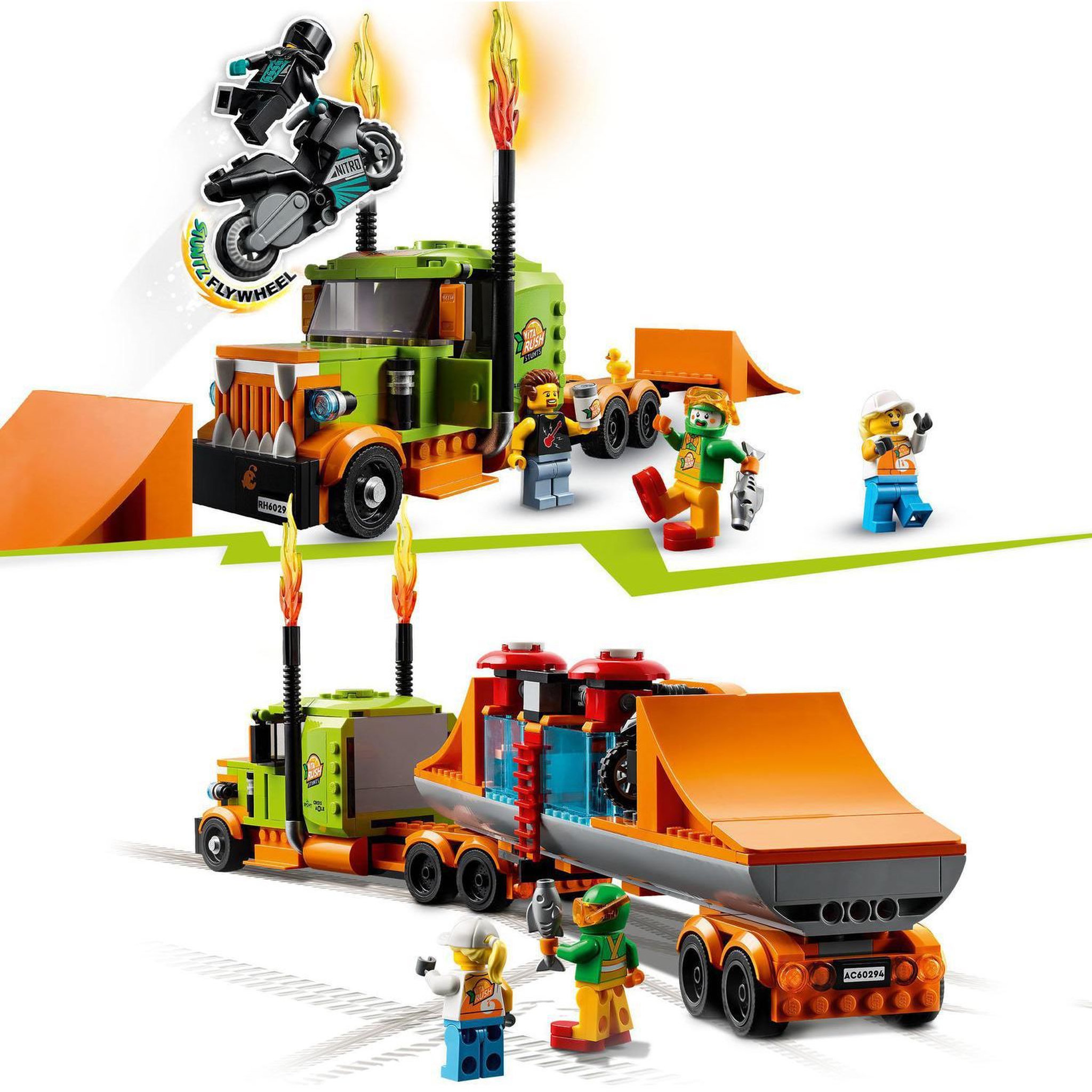 Voir la diapositive 5 : LEGO City Stuntz 60294 Le camion de spectacle des cascadeurs