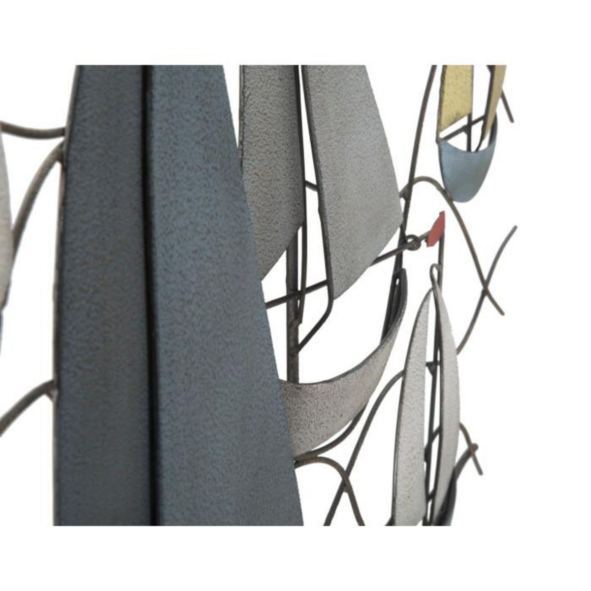 Paris Prix Déco Murale en Métal  Bateaux en Mer  114cm Multicolore